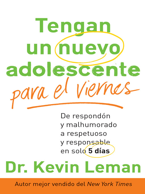 Title details for Tengan un nuevo adolescente para el viernes by Dr. Kevin Leman - Available